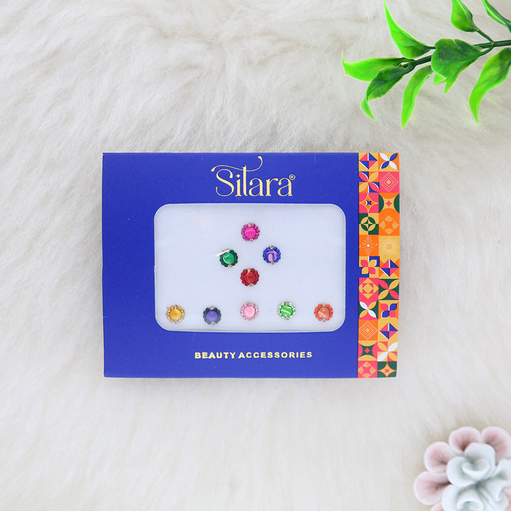 Studded Stone Fancy Bindis - ESKU302303115