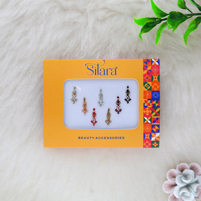 Colourfull Diamond Stone Bindi - ESKU302303124