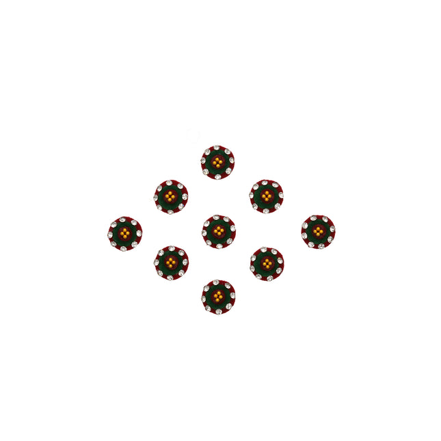 Stone Studded Designer Bindis - ESKU302303127