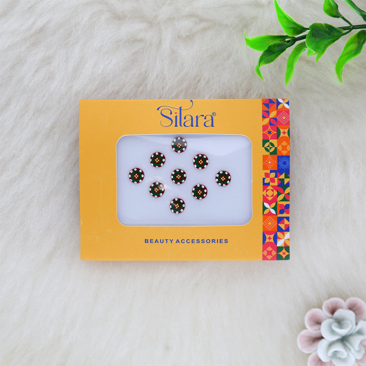 Stone Studded Designer Bindis - ESKU302303127