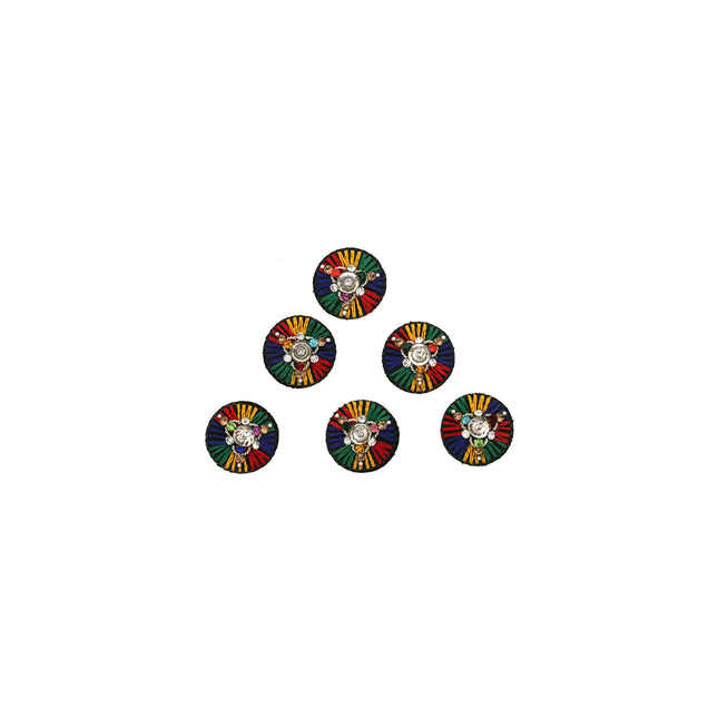Multicolor Round Bindis - ESKU302303138