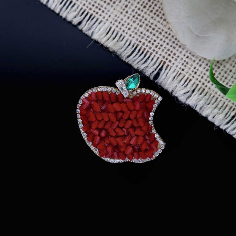 Beautiful Apple Brooch - ESKU302303150
