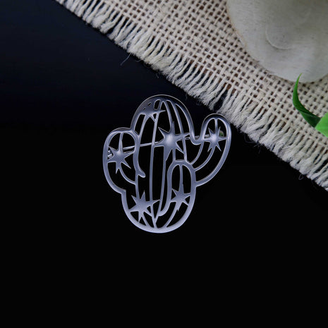 Designer Silver Brooches - ESKU302303155