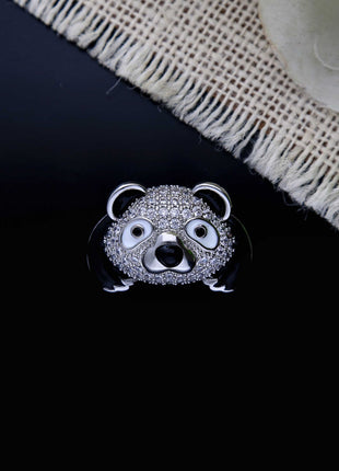 Enamel Panda Bear Brooch - ESKU302303157