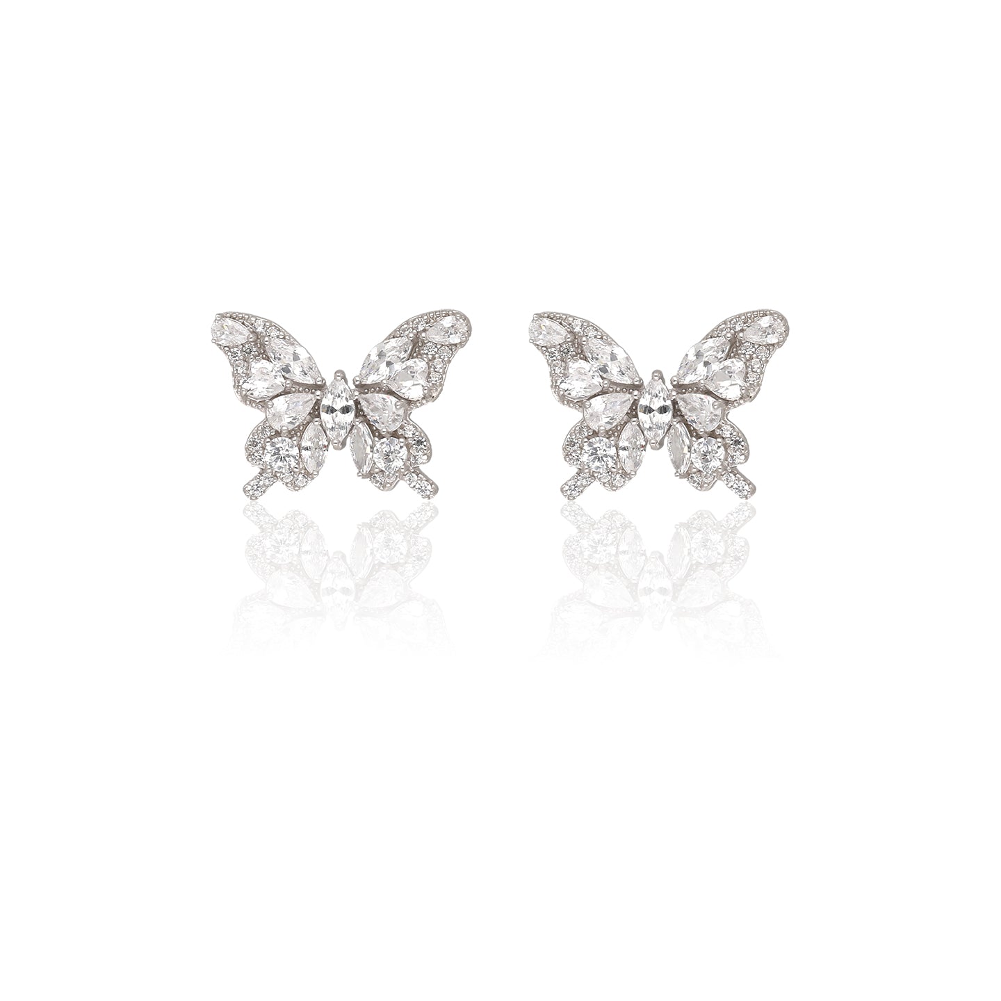 Butterfly Stud Earrings - ESKU302303170