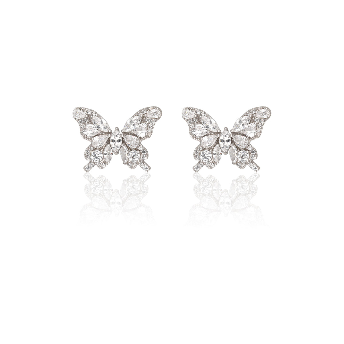 Butterfly Stud Earrings - ESKU302303170