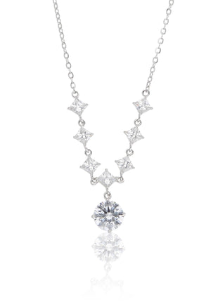 Fancy Silver Plated Necklace - ESKU302303176