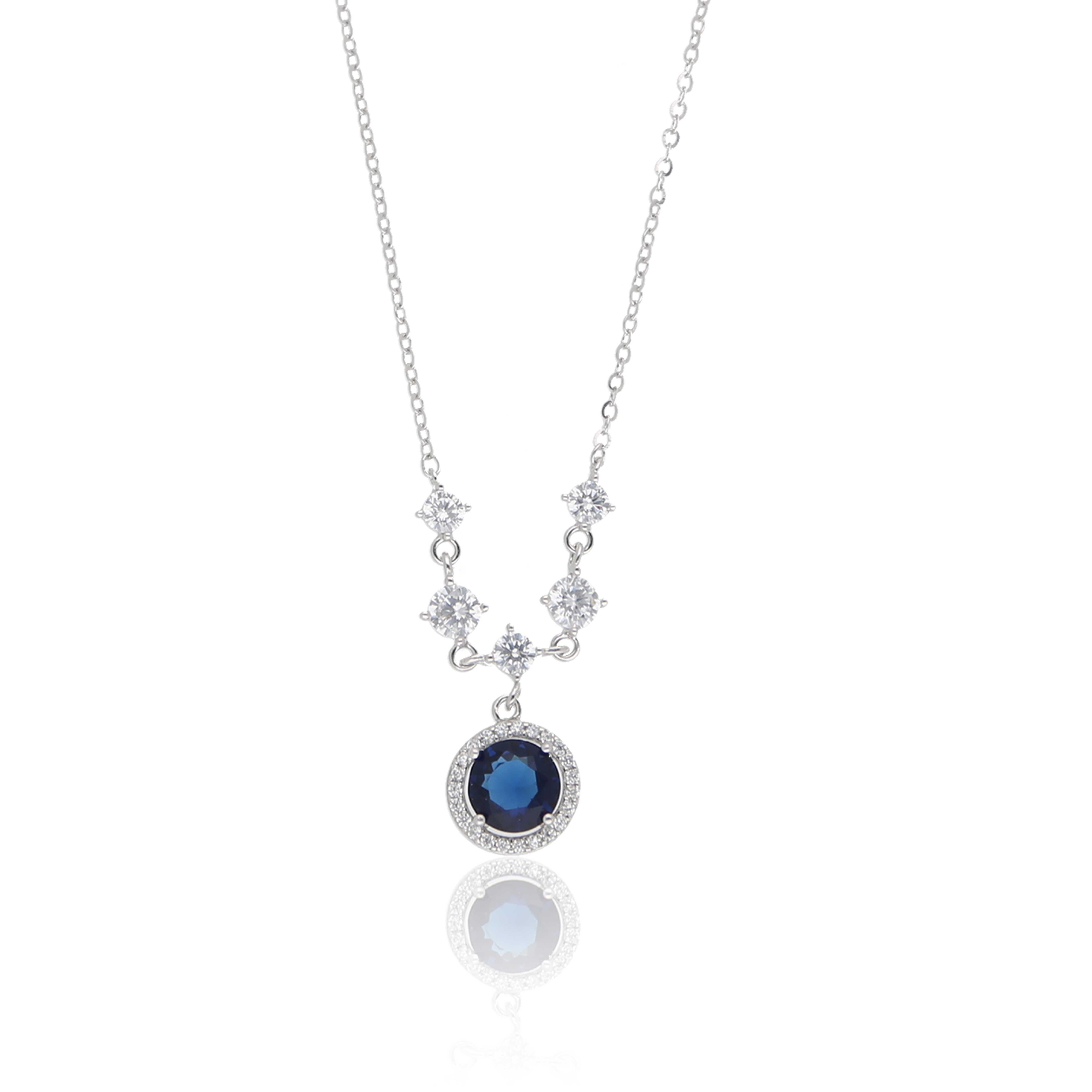 Sterling Silver Necklace - ESKU302303177