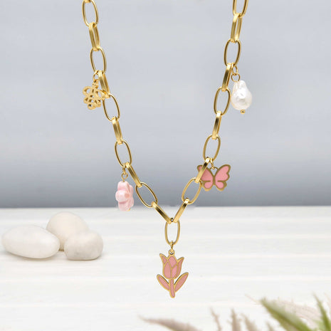 New Stainless Steel Necklaces - ESKU302303191