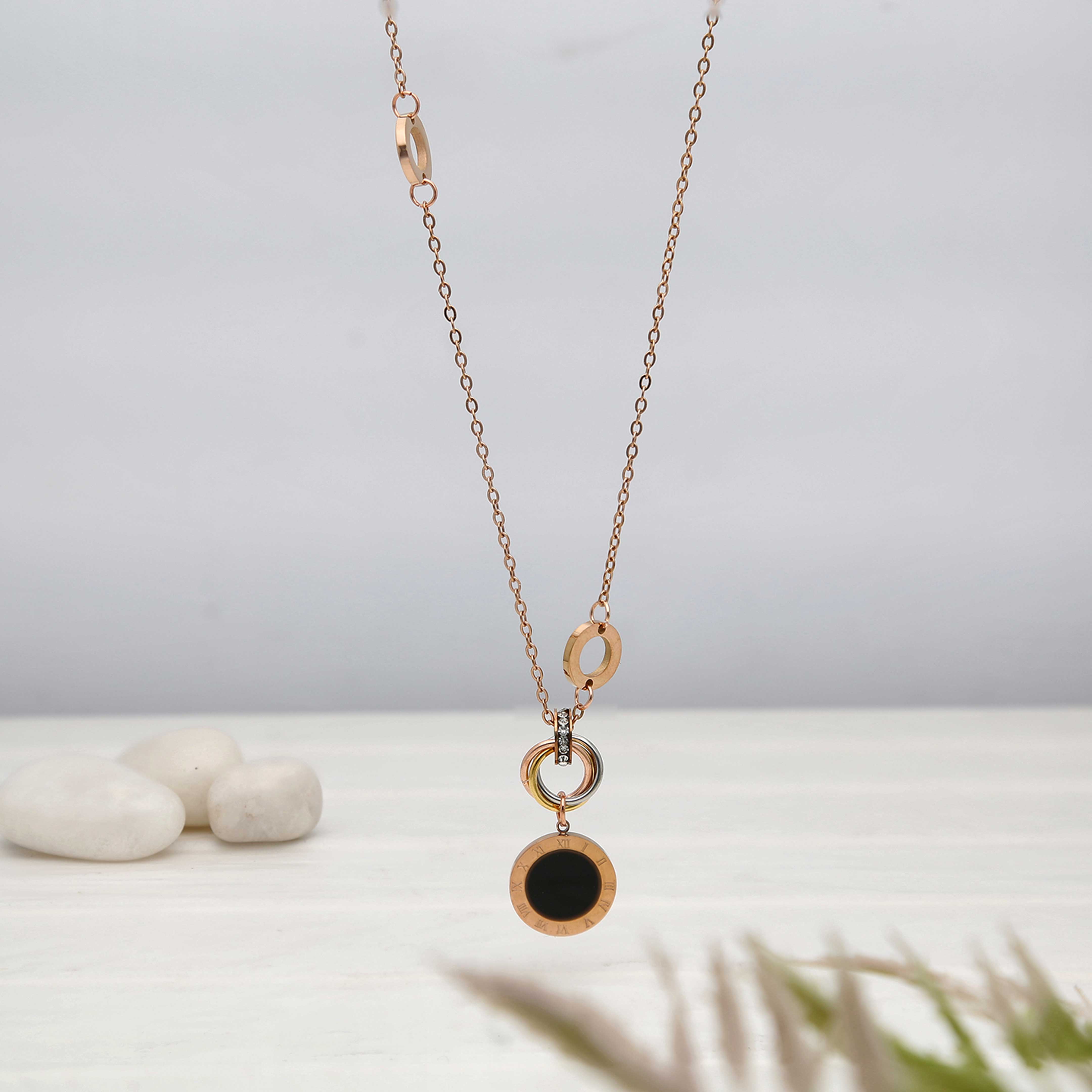 Geometrical Natural Shell Coin Pendant - ESKU302303209