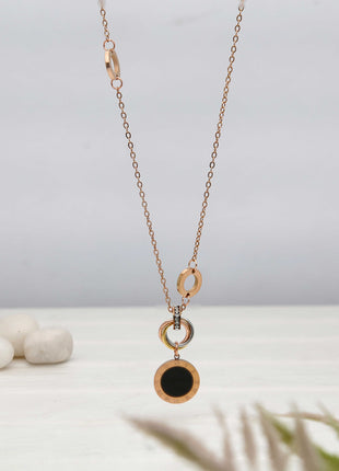 Geometrical Natural Shell Coin Pendant - ESKU302303209