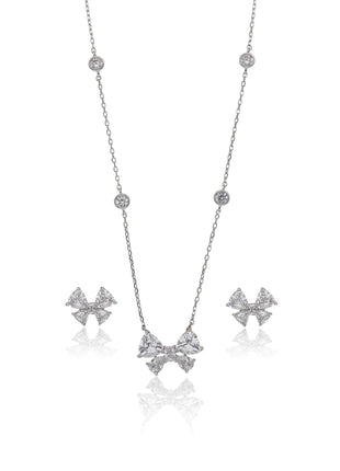 Butterfly Bow Necklace - ESKU302303219
