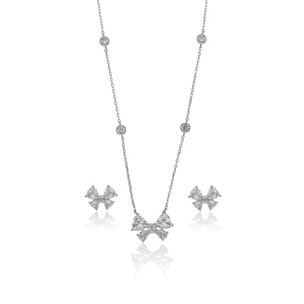 Butterfly Bow Necklace - ESKU302303219