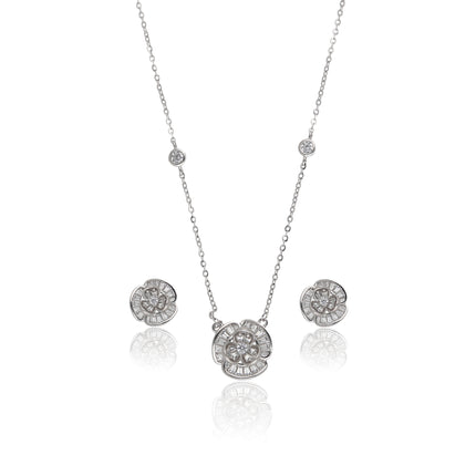 Unique Floral Necklace Sets - ESKU302303220