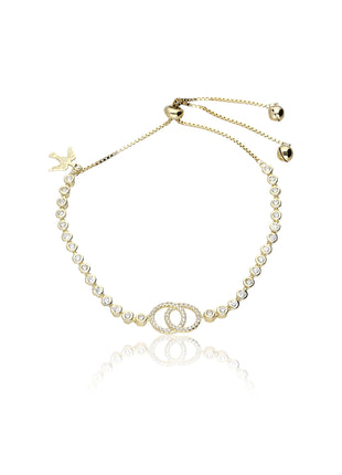 Cz Adjustable Bracelet - ESKU302303227