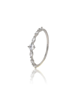 Classic Design Zircon Finge Ring - ESKU302303233