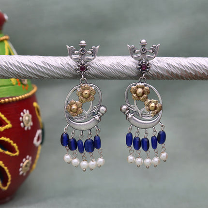 Stylish Peacock Earring - ESKU302303248