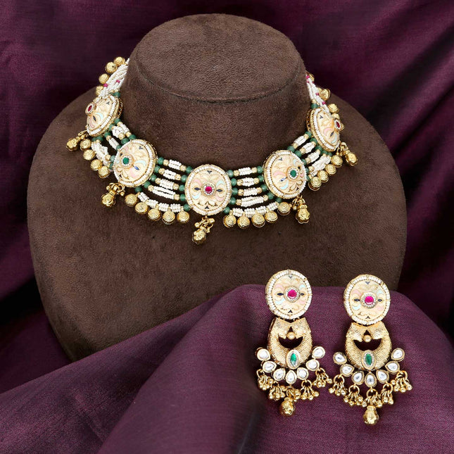 Antique Necklace Set - ESKU302403293