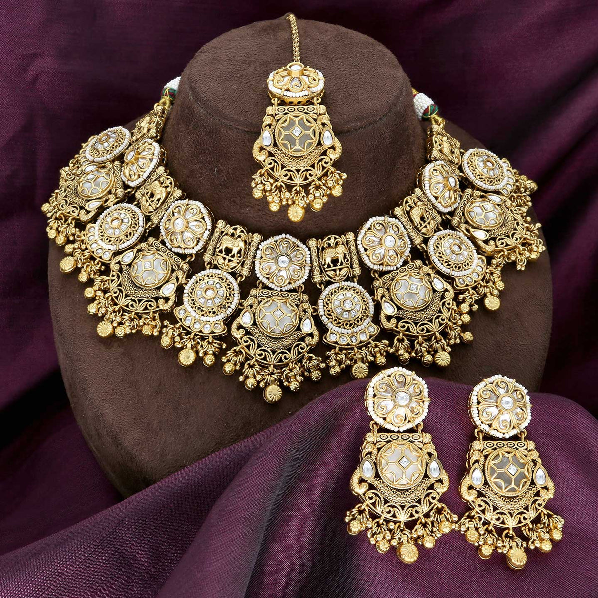 Party Wear Necklace Set - ESKU302403298