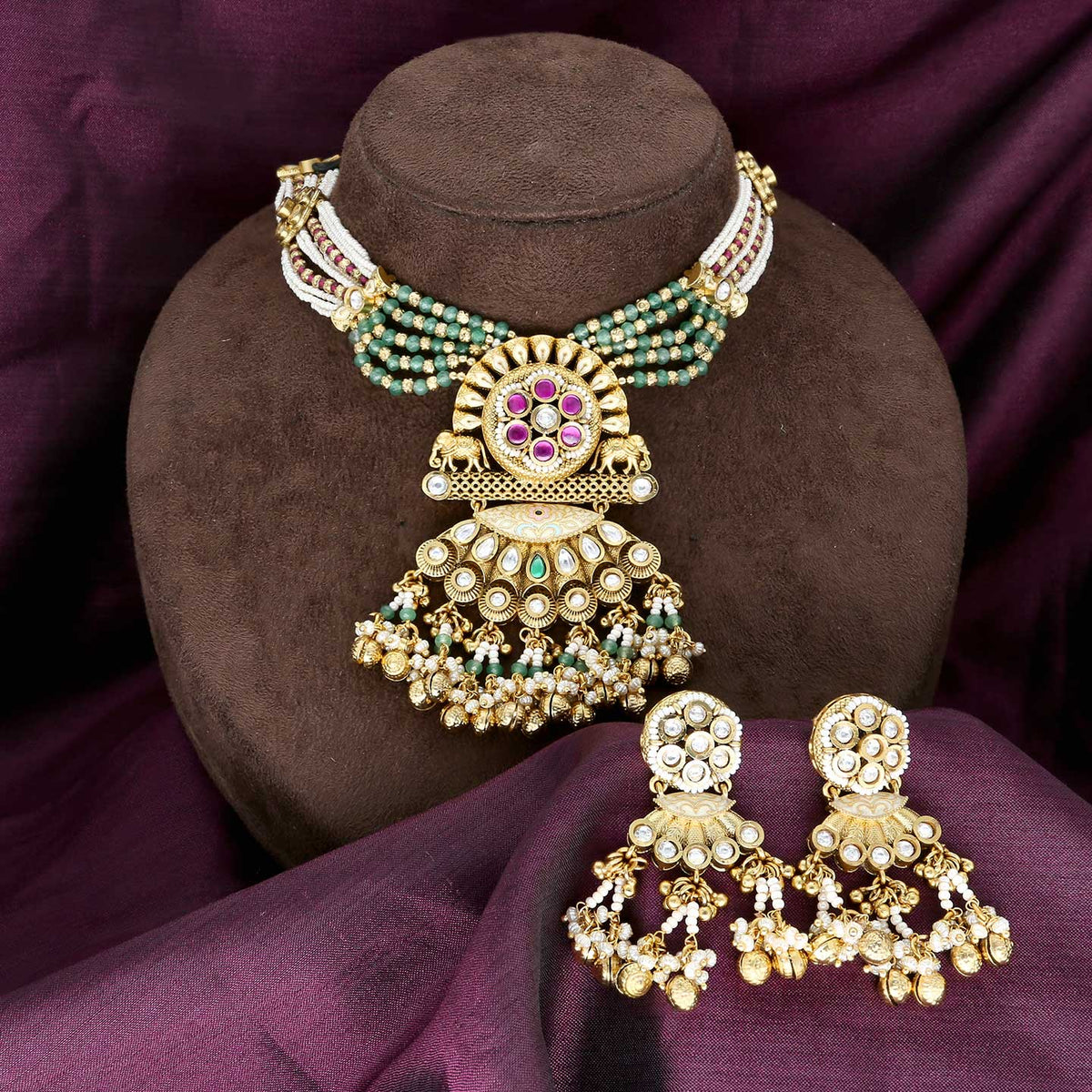 Rajwadi Jewellery Set - ESKU302403302