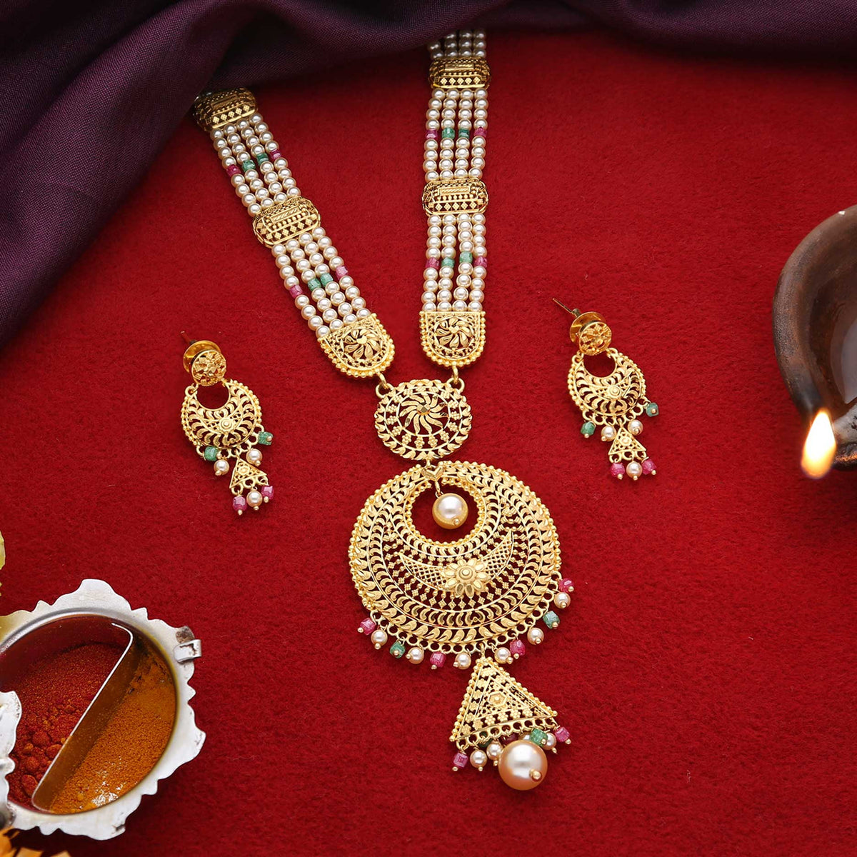 Designer Necklace Set - ESKU302403303