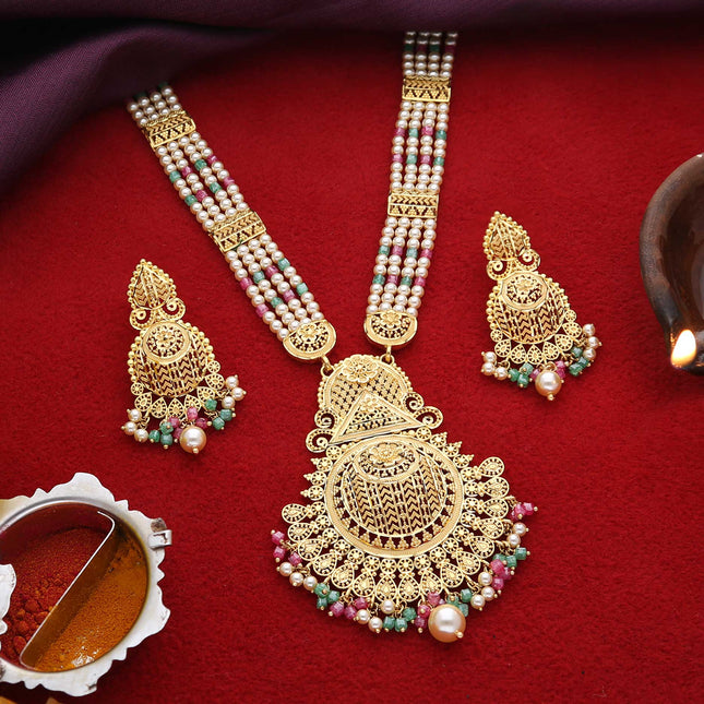Antique Necklace Set - ESKU302403305