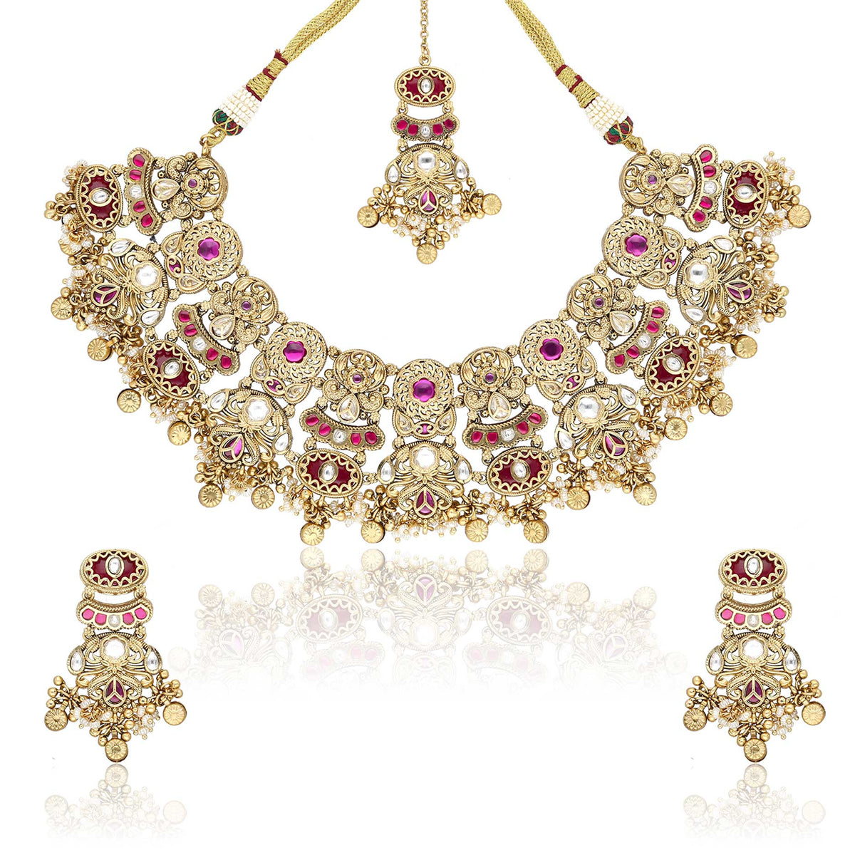 Antique Necklace Set - ESKU30240352