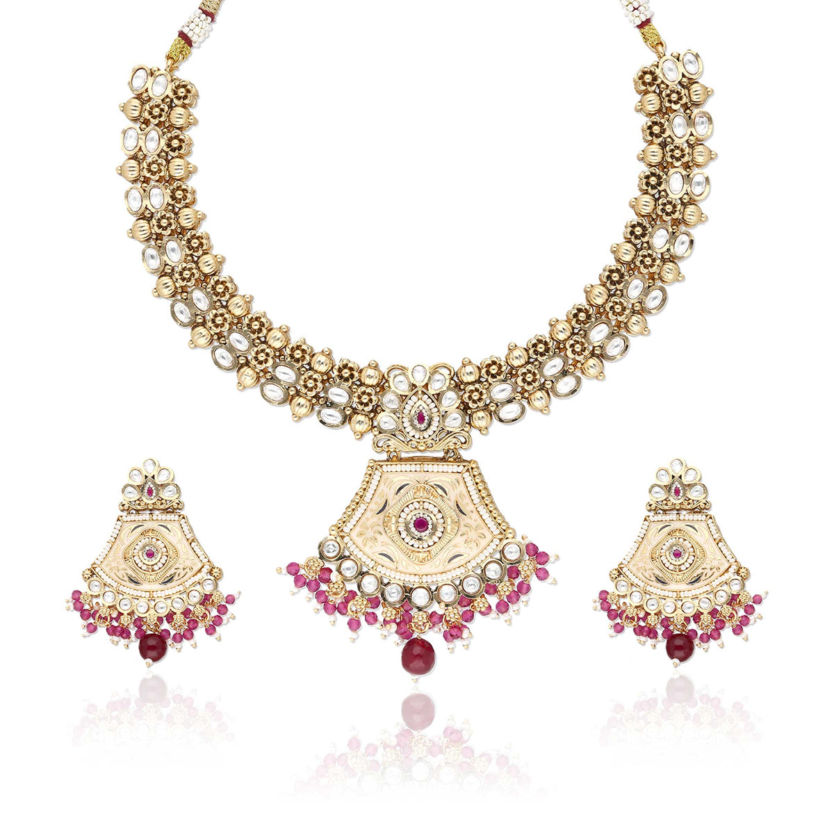 Designer Necklace Set - ESKU30240356
