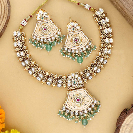 Designer Necklace Set - ESKU30240356