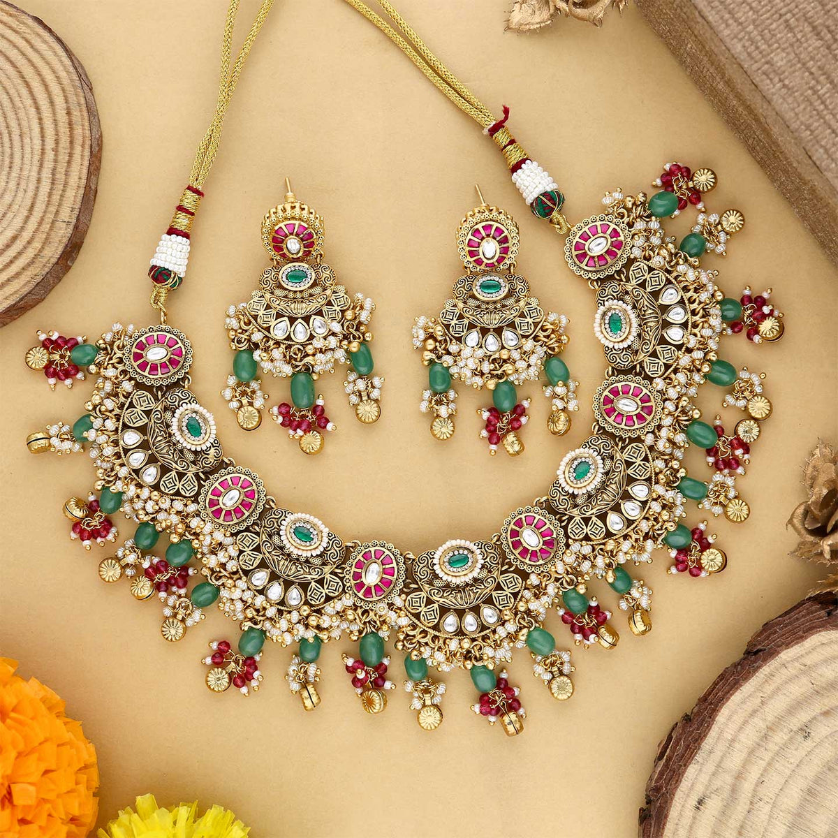 Designer Necklace Set - ESKU30240358