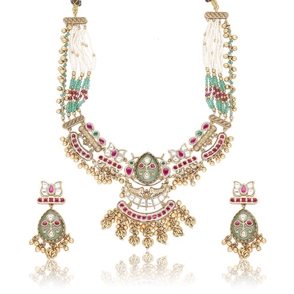 Polki Necklace Set - ESKU30240364