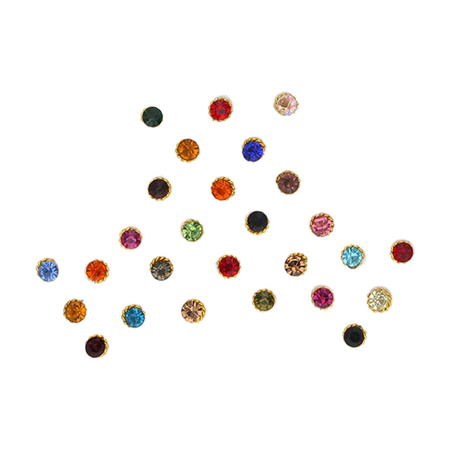 Gold Border Bindi - ESKU30250411