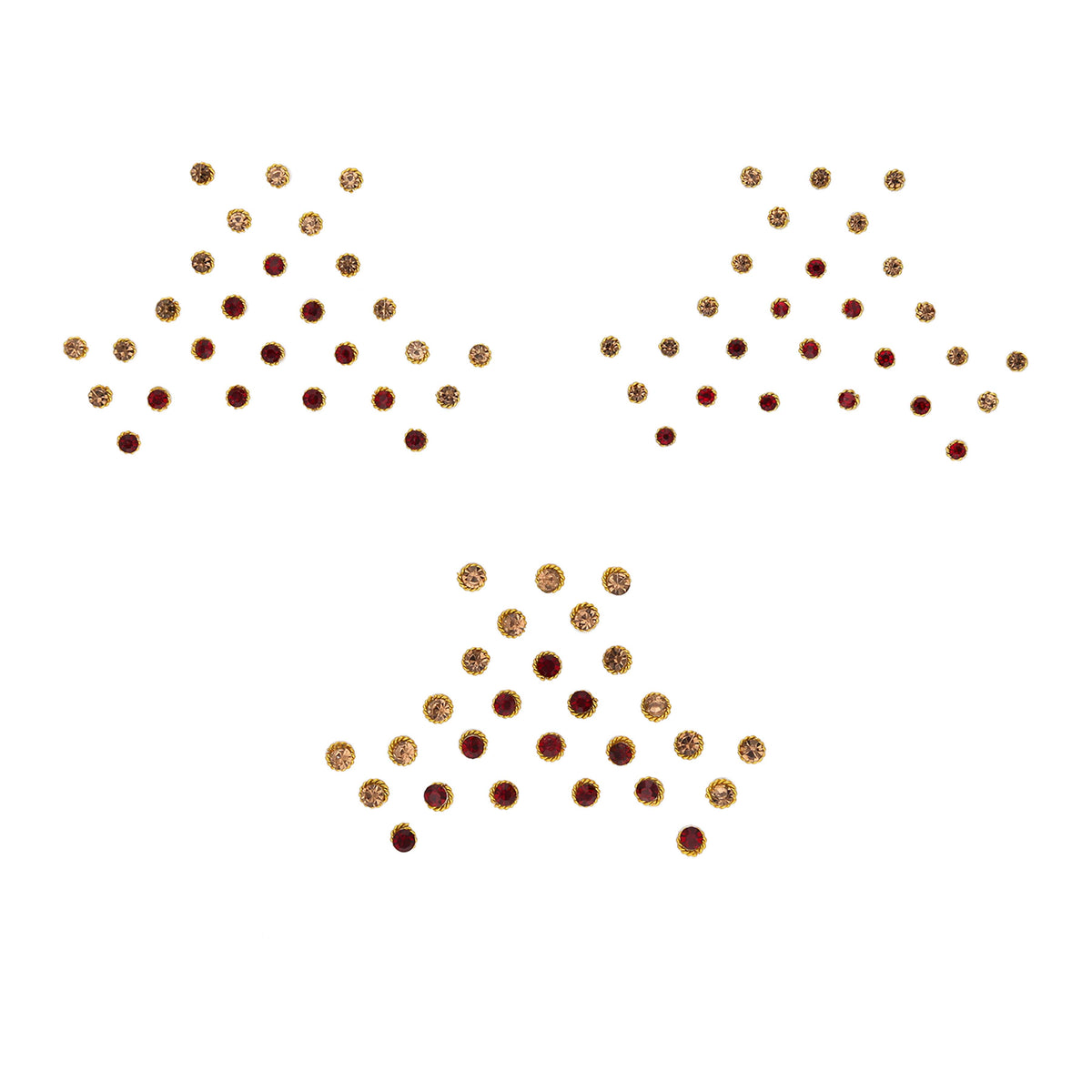 Gold Border Stone Bindi - ESKU30250420