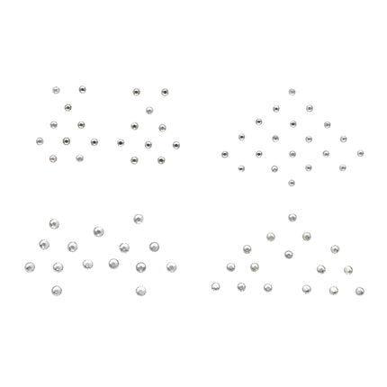 White Flat Stone Bindi - ESKU30250435