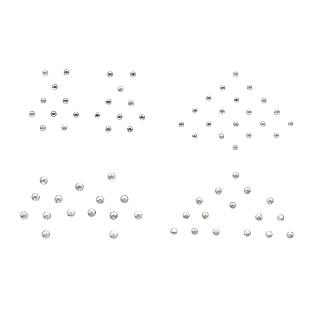 White Flat Stone Bindi - ESKU30250435