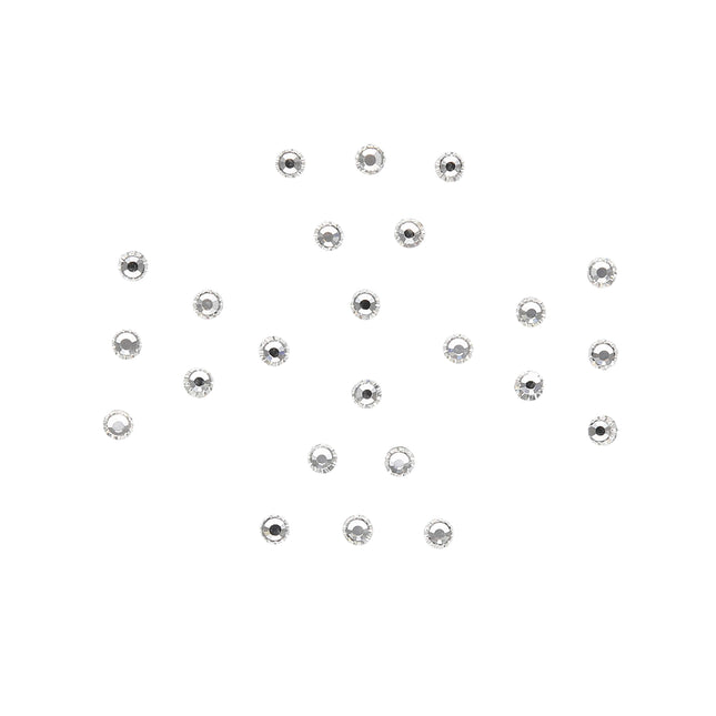White Flat Stone Bindi - ESKU30250435