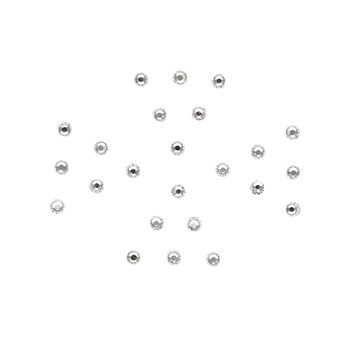 White Flat Stone Bindi - ESKU30250435
