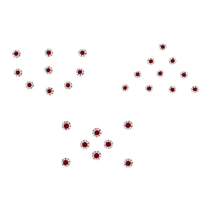 White Border Bindi - ESKU30250556