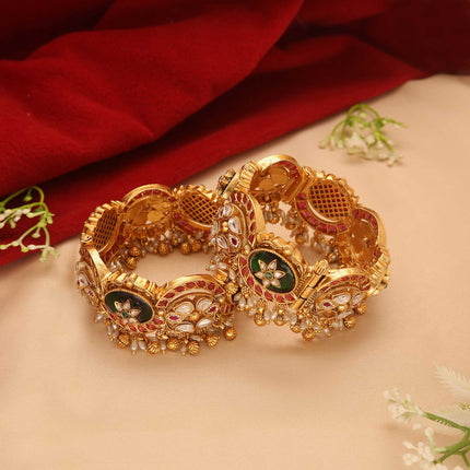 Ethnic Kundan Bangle - ESKU30250604