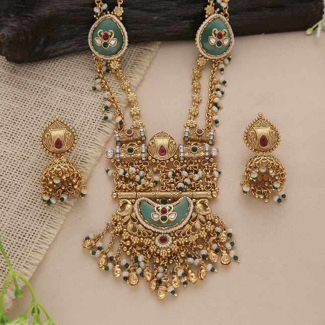 Kundan Heritage Long Necklace - ESKU30250615