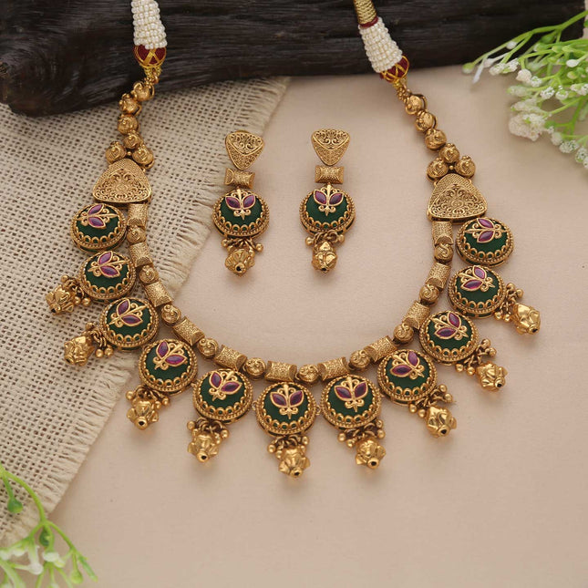 Stylish Indian Jewellery Set - ESKU30250619