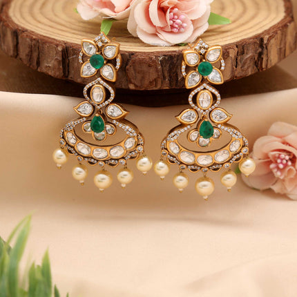 Elegant Kundan Earring - ESKU30250627