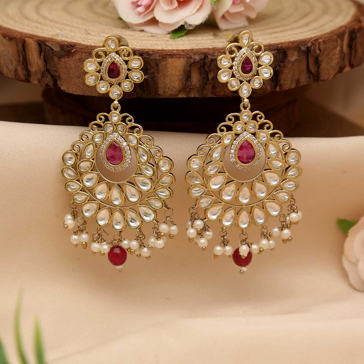 Kundan Earrings - ESKU30250629