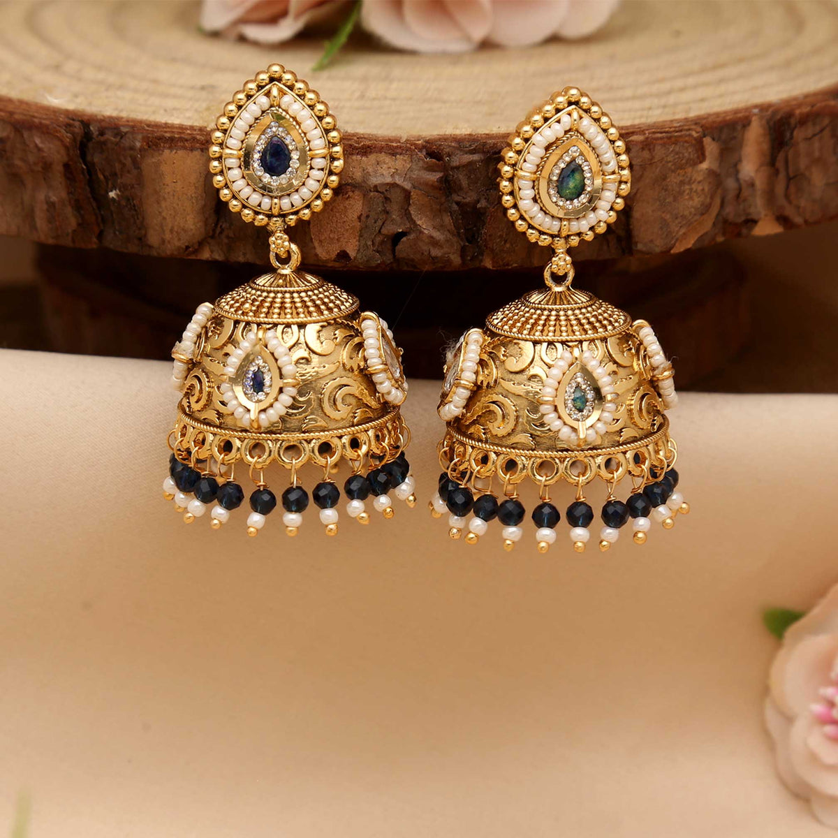 Party Wear Jhumka Earrings - ESKU30250633