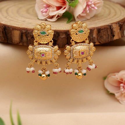 Designer Meenakari Earrings - ESKU30250644