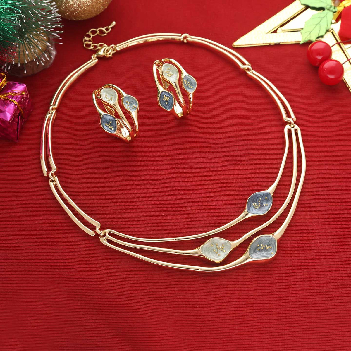 Colorful Festive Season Necklace - ESKU30250662