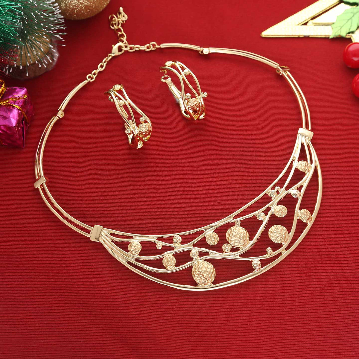 Design Copper Necklace Set - ESKU30250663