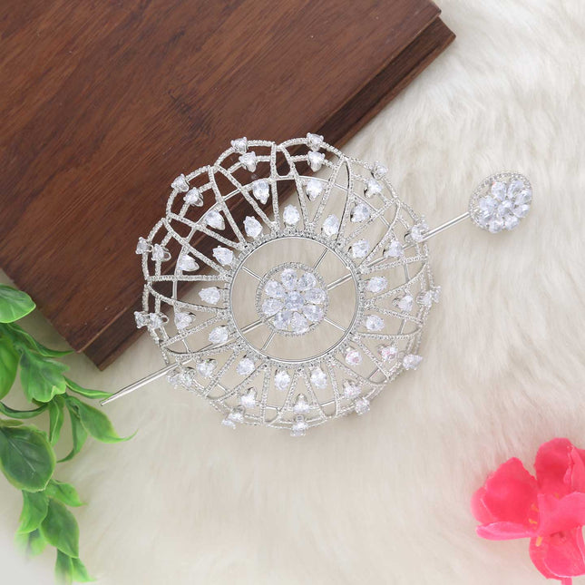 Elegant Floral Hair Bun - ESKU30250690