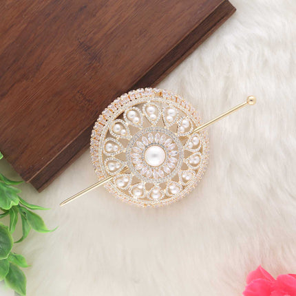 Classic Crystal Hair Bun - ESKU30250693