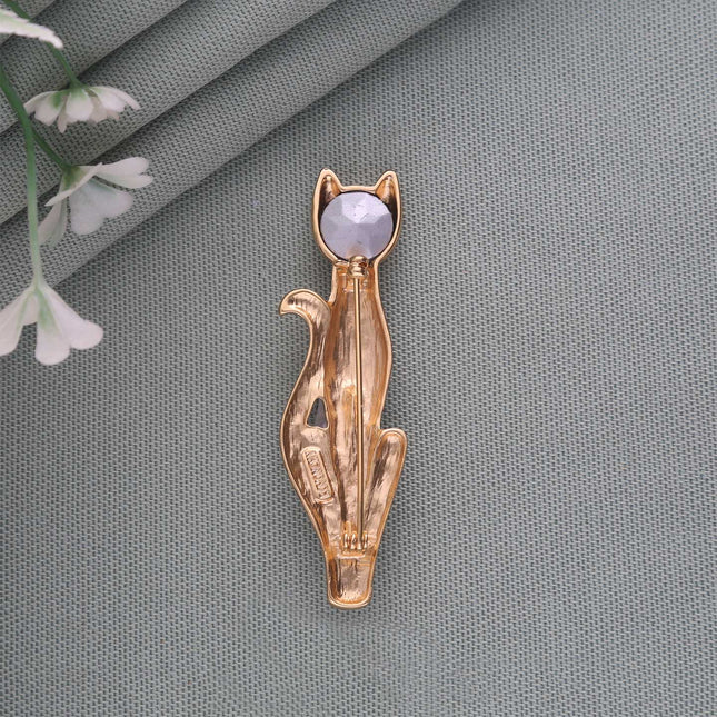 Elegant Kitty Brooch - ESKU30250695